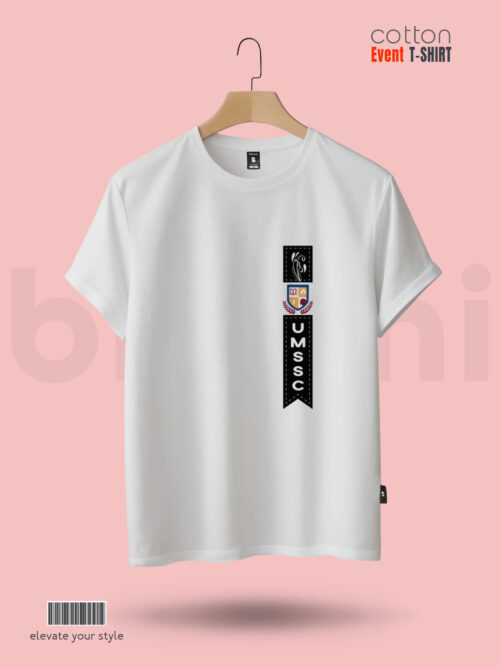Cotton Event T-Shirt with Custom Print for School, College & University