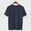Navy Blue  Drop Shoulder T-Shirt in Bangladesh