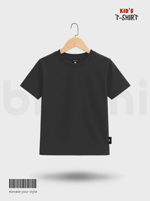 Black Kids T-Shirt – Soft, Durable & Trendy for Everyday Wear