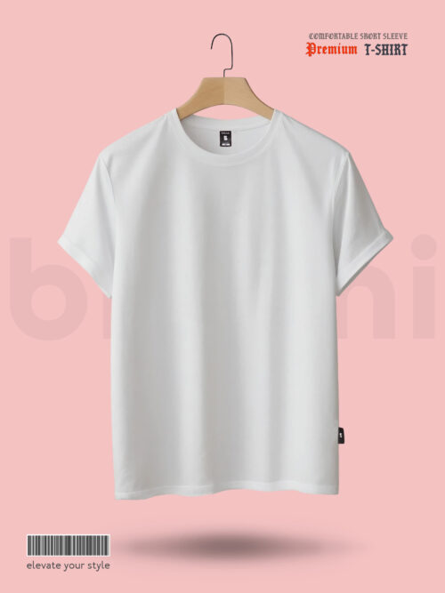 Premium White T-Shirt for Men