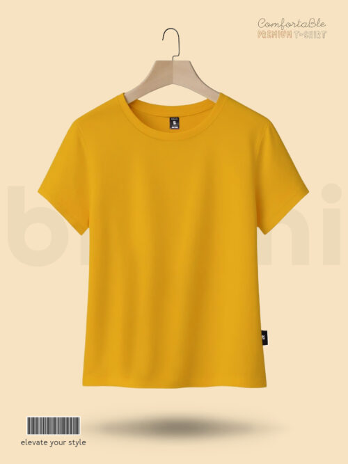 Yellow T-Shirt for Women Stylish & Comfortable