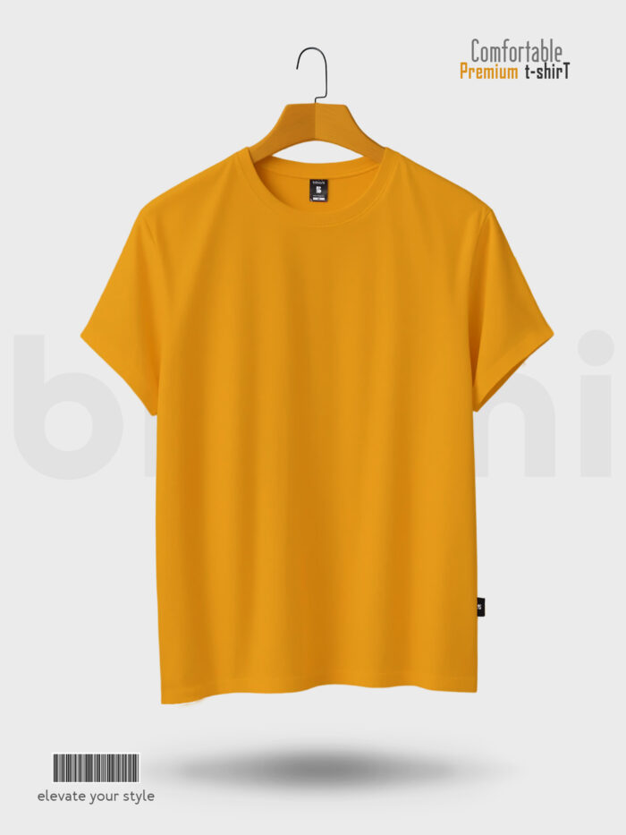 Bright Yellow T-Shirt for Men