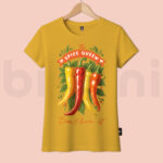 Women T-shirt Spicy Queen - Yellow