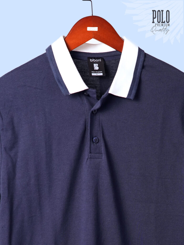 Men's Polo T-Shirt – Navy Blue