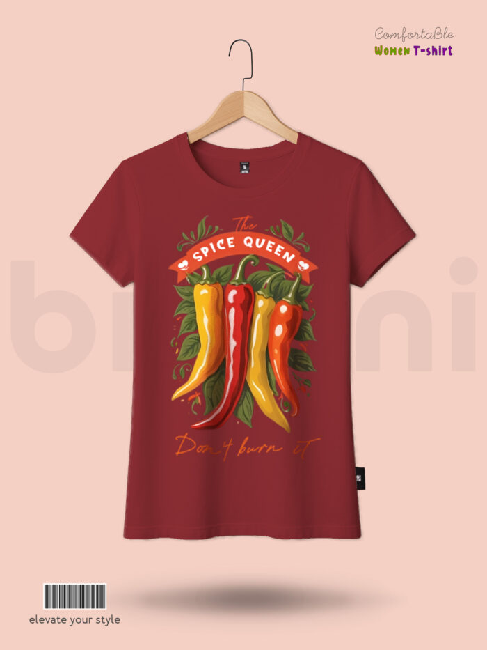 Women T-shirt Spicy Queen
