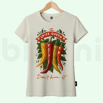 Women T-shirt Spicy Queen - Beige