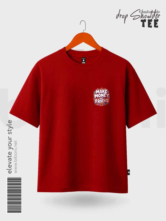 Drop Shoulder t shirt - Make Money