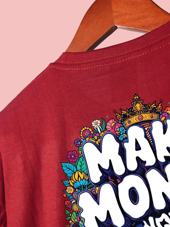 Drop Shoulder t shirt - Make Money