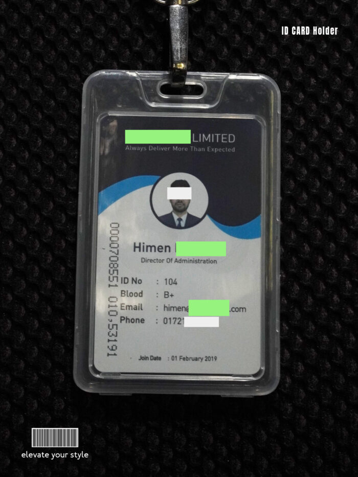 Id card holder Plastic