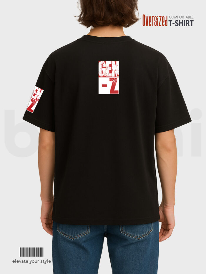 Oversized Drop Shoulder t shirt for GEN-Z