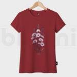 Premium Women T-shirt follower - Maroon
