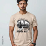 Premium T-Shirt- Dubai - Beige