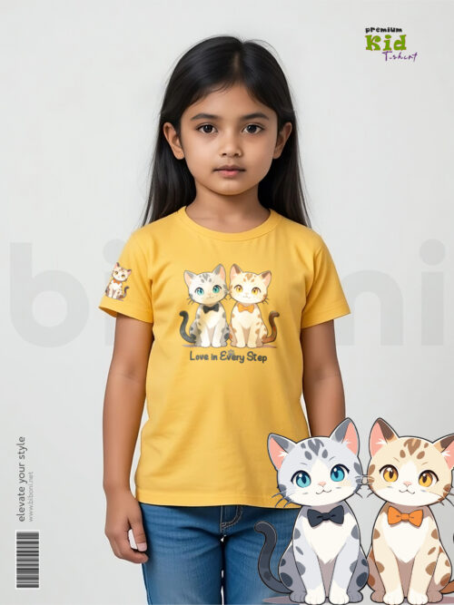 Kids Premium T-Shirt - Love in Every Step