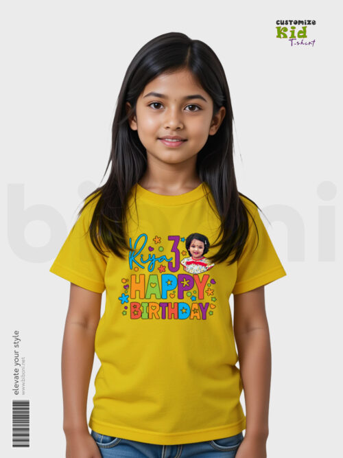 Birthday Customized T-shirt for Boys & Girls