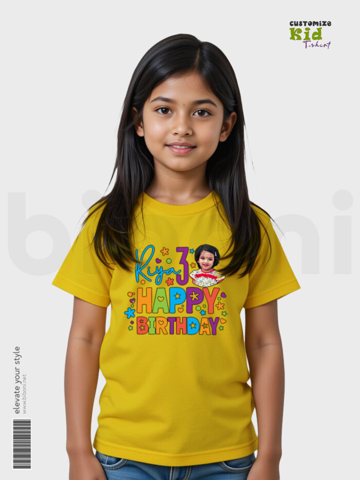 Birthday Customized T-shirt for Boys & Girls