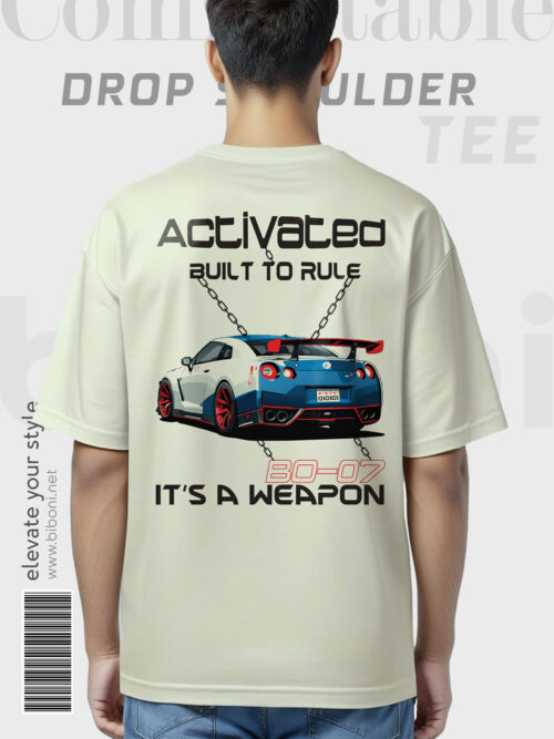 Drop Shoulder t shirt - Car