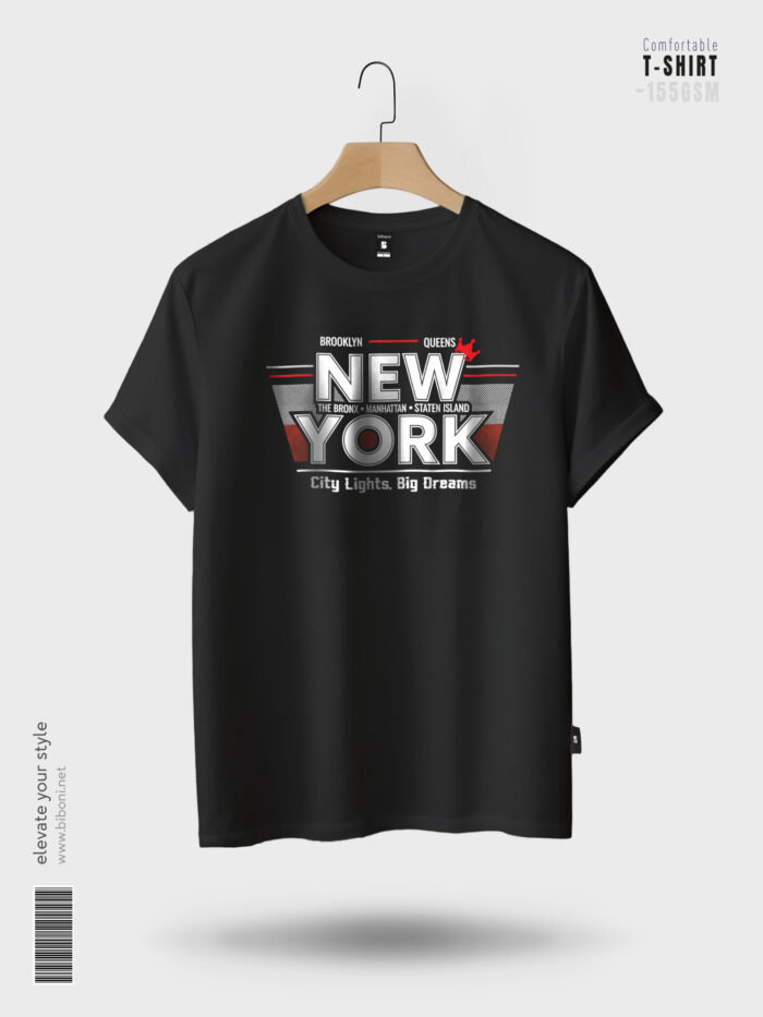 Mens T-Shirts - New York Dot
