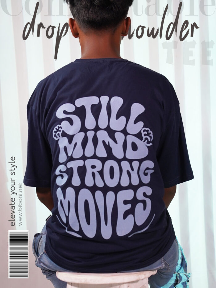 Drop Shoulder t shirt - Still Mind