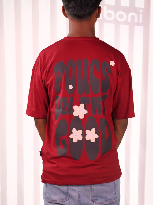 Drop Shoulder t shirt - Focus On The Good