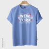 Mens T-Shirts - New York Dot - Sky Blue
