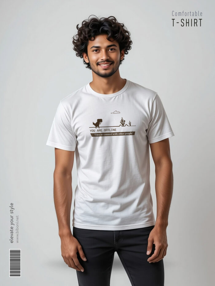 Men Tshirt- Offline Internet