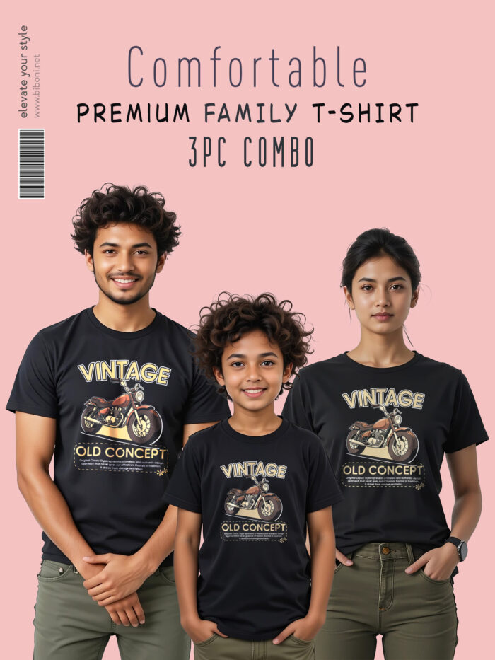 Family Combo T-Shirts Motobike
