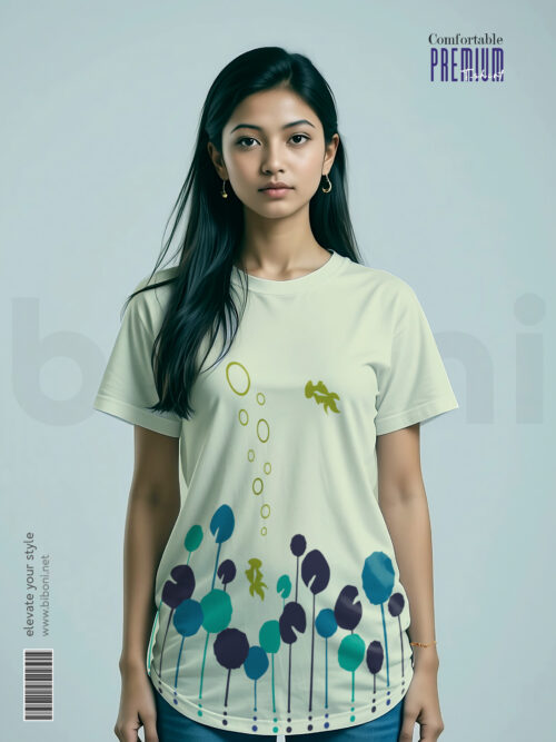 Women T-shirt - colored circles