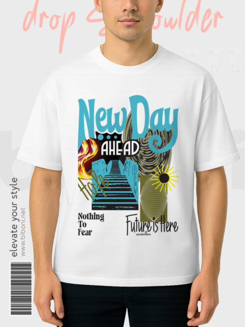 Drop Shoulder t shirt - New Day