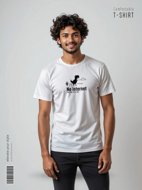 Men Tshirt- Offline Internet
