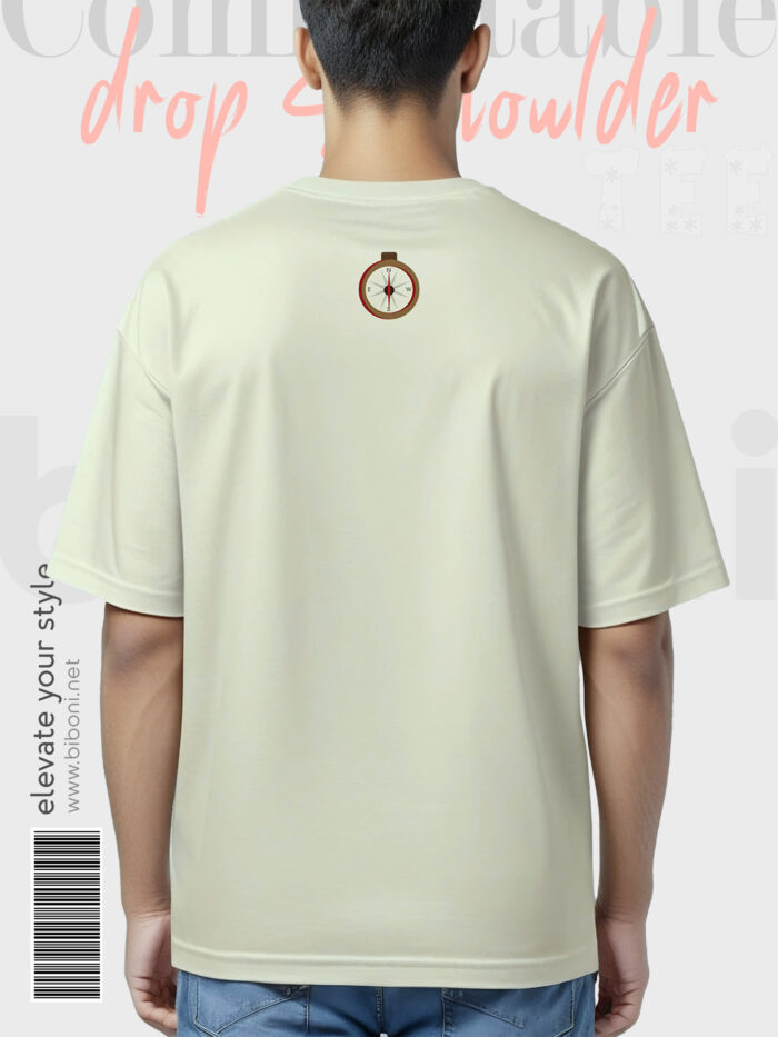 Drop Shoulder tshirt- Discover
