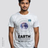 Mens Premium T-Shirt - Earth - White