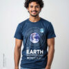 Mens Premium T-Shirt - Earth - Navy Blue