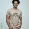 Mens T-Shirt - Lots Loving It - Beige
